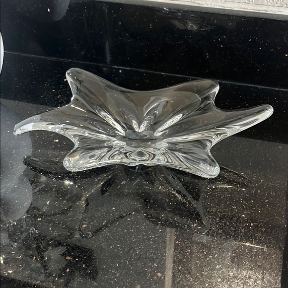 Vintage Crystal Decorative Dish Modern Design - Picture 3 of 10